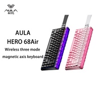 AULA HERO68 Air Wireless Three Mode 68 key 8k Return Rate Game Keyboard