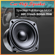 COD KIRIM CEPAT iLouder Speaker Full Range Mobil HiFi 3 Inch 8Ohm 15W AL1D/ subwoofer 1 set box 12 inch suara jernih power full super bass mini kolong sedan jeep truk angkot komplit berkualitas multiguna murah jbl dat