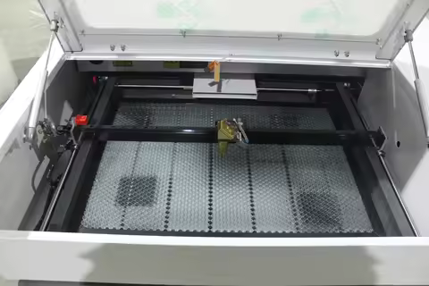 BK-K6040 40-60w CO₂ Laser Engraving Machine for Wood Acrylic Leather Cutting, 600x400mm Work Area