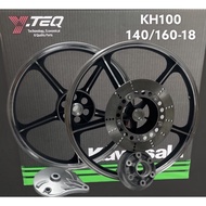 KAWASAKI KH100 SPORT RIM ORIGINAL YTEQ 140/185-18 BLACK