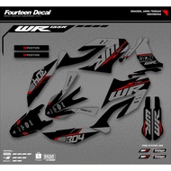 DECAL WR 155 - yamaha WR 155 29 motorcycle DECAL sticker