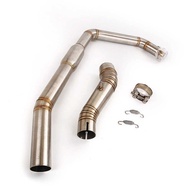 CBR300R/CB300F/CB300R Motorcycle Modified Stainless Steel Front Section Middle Section Exhaust Pipe 