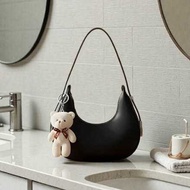 Women's Sling Bag Underarm Bag Shoulder Bag Moon bag Crescent Moon bag fre doll