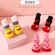 Pet Socks High-Quality Anti-Slip Bottom Puppy Dog Socks Dog Foot Cover Teddy Dog Poodle Cotton Socks