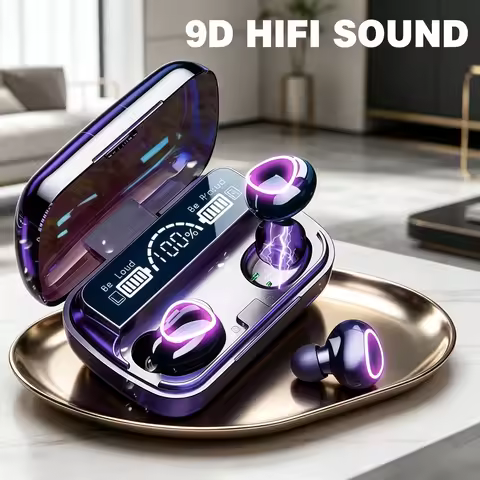 Bluetooth headset M10 hands-free LED Dispay headset Bluetooth HiFi stereo music wireless earplug gam