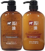 Kumano fat horse oil shampoo and conditioner each 600ml setAF27