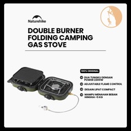 Kompor Camping Portable Outdoor - Naturehike Double Burner Folding Camping Gas Stove NH22RJ003