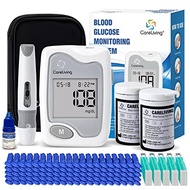 [PRE-ORDER] CareLiving Blood Glucose Monitor Kit, 100 Test Strips, 100 Lancets, 1 Blood Glucose Meter, 1 Lancing Device, Diabetes Testing Kit, Portable Blood Sugar Test Kit, Glucometer Kit for Home Use (ETA: 2023-11-14)