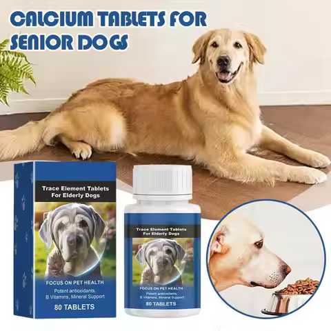 Trace Tablets For Elderly Dogs 80 Tablets Potent Antioxidants Mineral Joint Health Immune System Wel
