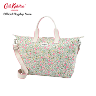 Cath Kidston MFS Foldaway Holiday Bag Hedge Rose Warm Cream กระเป๋าพกพา กระเป๋าถือ กระเป๋าแคทคิดสตัน กระเป๋าสะพายข้าง กระเป๋าสะพายไหล่