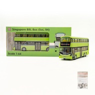 SG_BC_BUS : 1/64 Scale SG Seller Singapore Bus Service 94 Volvo B8L (Self Affix Side Mirrors)