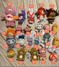 Care bear/Miffy/小櫻/索柏/鬆弛熊/醜比頭/tom&jerry/星之卡比/角落生物/他媽哥池/高速婆婆
