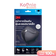 3M Nexcare Respirator KN95 #Black [1pcs] ( สินค้าหมดอายุ : 2025.01.08 )