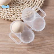 [LI] 1pc 2-Cell Outdoor Portable Egg Box Plastic Egg Tray Refrigerator Egg Storage Box Sho-absorbing