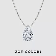 【JOY COLORi】70分 18K白金 經典恆星水滴鑽石項鍊