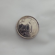236 - koin kuno Singapura 20 cent