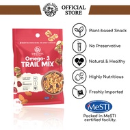 ORGANIC FIELDS Omega-3 Trail Mix | Fruits & Nuts Trial Mix Pack | Fresh & Natural Ingredients