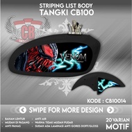 CB 100 Striping CB Tank Sticker C100 Sticker | CB100 | CB10014