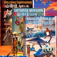 Tungtungtungsahur Diy Painting Book Toy Creative Trace Color Book And D0i7