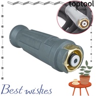 TOPTOOL Hose Plug Fittings, High Pressure 14mm Hose Plug Connector, with Sleeve Alloy Pipe Tip Repai