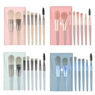 8pcs/Set Makeup Brush Mini Beauty Brushes One Bag With Seven Makeup Tools Face Eye Shadow Lip Founda