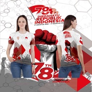 T-shirt August 17th Indonesian Independence Day Fullprint Latest Art 8