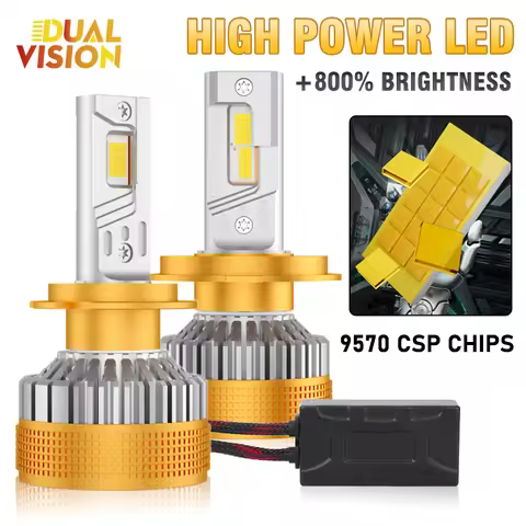 2x H7 LED Canbus Headlights Car Truck D1S LED Lights D2S D3S D5S D4S H1 H4 H11 9012 HIR2 9005 9006 H