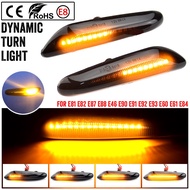LED Side Marker Lamp Dynamic Signal Light For BMW E60 E61 E90 E91 E92 E93 E81 E82 E87 E88 E46 X3 E83 X1 E84