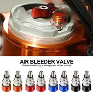 2Pcs Motorcycle Fork Air Bleeder Valves M4x0.7 for SX SXF EXC EXCF XC XCF XCW XCFW 85-500 2005-2019 