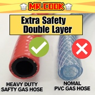 [MR.COOK]💡SIRIM💡Dua Lapis Safety Gas Hos Clip Gas Paip Clip Dapur Gas Dapur Paip Gas Gas Stove Gas P