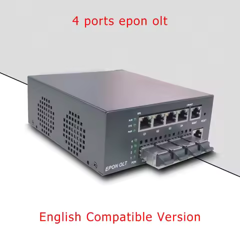 Mini OLT EPON EPON 4 ports 12v Web SNMP fiber Optica OLT EPON 4 Portas compatible with Huawei ZTE Fi