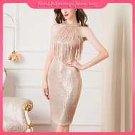 BABEYOND 1920s Vintage Flapper Great Gatsby Party Dress V-Neck Dress