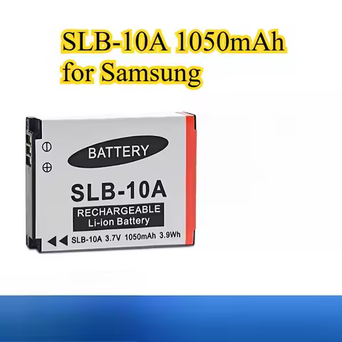 SLB-10A Battery 1050mAh for Samsung ES55 ES65 ES60 ES70 PL50 PL51 PL55 WB550 WB500 L110 L100 Digital