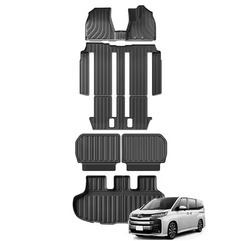For Toyota Voxy 80 2014-2021 Car Trunk Mat TPE Floor Mats All Weather Anti-Slip Rear Trunk Pad Cargo