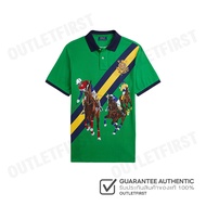 POLO RALPH LAUREN รุ่น CLASSIC FIT POLO MATCH–PRINT POLO SHIRT CODE : 710919352001 เสื้อโปโล เสื้อ