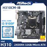เมนบอร์ด H310CM-IB Sdeyubl1 ASRock + Intel LGA1151 I3 DDR4 H310รองรับ Micro ATX ขนาด2666 GB รองรับเม