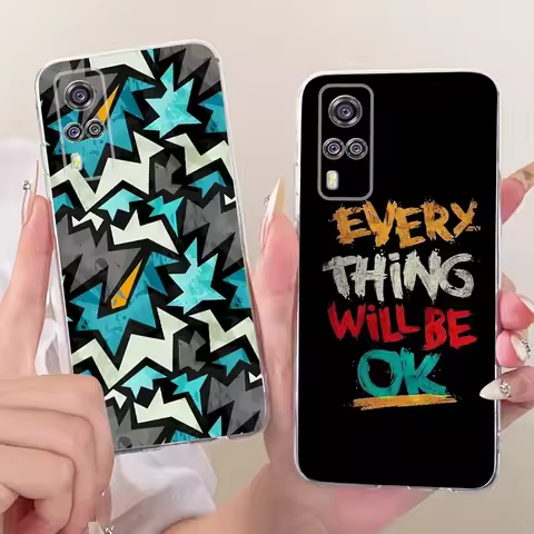 For Vivo Y51a Y51 (2020) Phone Case Cool Tiger Dragon Pattern Covers For Vivo Y51 Y51A V2030 V2031 S