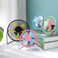 Mini Metal (4inch) USB Fan Desktop Office Table Cooling Mute Rotating