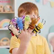KEEPIN Animal Finger Puppets, Educational Role Play Insect Series Puppets, Insect Zoo 9cm Storytelli