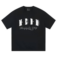MEDM | Patch Pearl Letter Loose T-Shirt