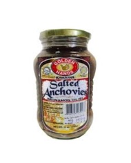 Philippine Product - Golden Hands Monamon Bagoong / Salted Anchovies (Monamon Dilis) 340 grams