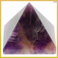Home Decor Egyptian Crystal Pyramid Ornament Desktop Decorative Craft Decorate Simple Natural Stone for Office  zhiyuanzh