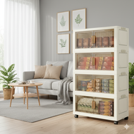 [ BISA COD ] Lemari Plastik Susun Besar - Lemari Pakaian Anak & Bayi Rak Baju Multifungsi Organizer 