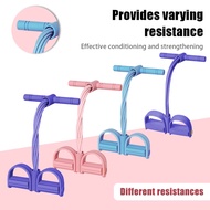 6-Tube Elastic Pedal Resistance Band for Yoga, Full-Body Workouts, Home Fitness