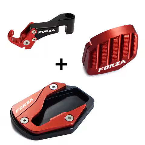 For HONDA FORZA 350 Forza 300 NSS Forza350 Forza300 NSS350 Accessories Side Stand Enlarge Plate Kick