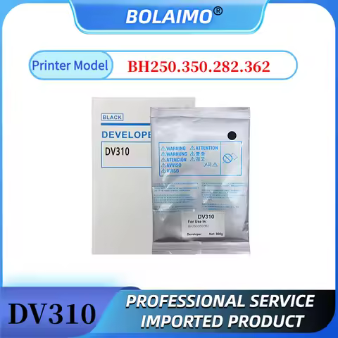 1PCS DV310 Developer Powder For Konica Minolta BH250 350 282 362 High Print Volume High Quality Comp