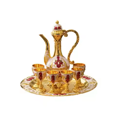 European Noble Set Sake Pot Dispenser Decoration Drinkware