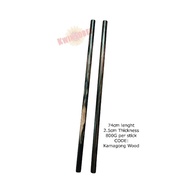 Arnis Sticks Sold per pair Kamagong Molave Wood