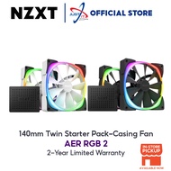 NZXT AER RGB 2 TWIN STARTER PACK - 140mm (BLACK / WHITE)