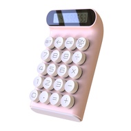 Retro Calculator Mechanical Keyboard Portable Computer 10 Digit LCD Display Financial Office Fashion